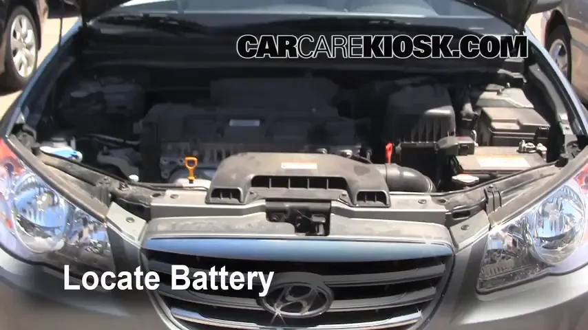 2010 Hyundai Elantra GLS 2.0L 4 Cyl. Battery Replace